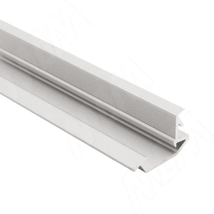 Профиль угловой для выпуклого рассеивателя наклонный FM4, серебро 26х13мм, L-3000 