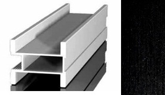 АЛ Черный БРАШ Ручка Н 5,4м ТИП 4 (широкая 107)