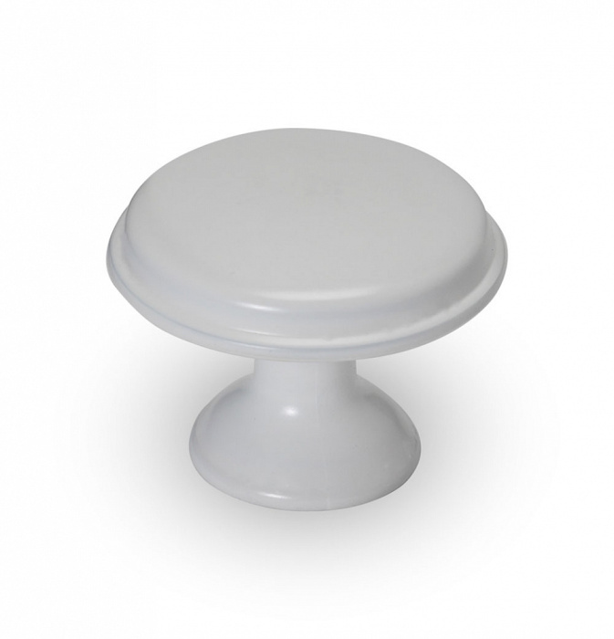 169Z.WTQ Ручка-кнопка мебельная 28 мм, матовый белый JET