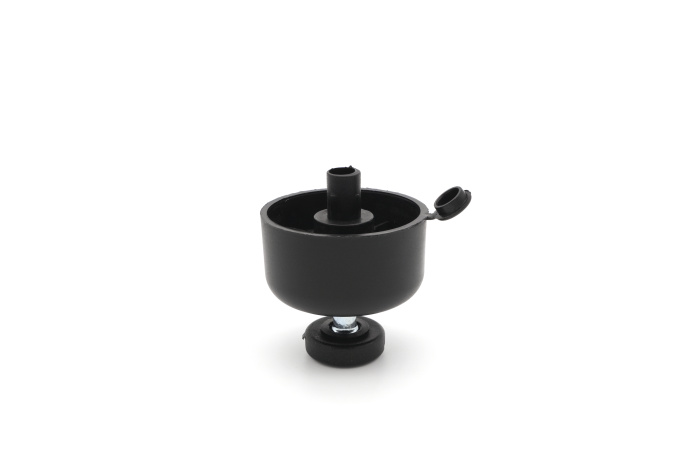 Ножка (ОП) на шаровой опоре 49*27, черная 221 JET