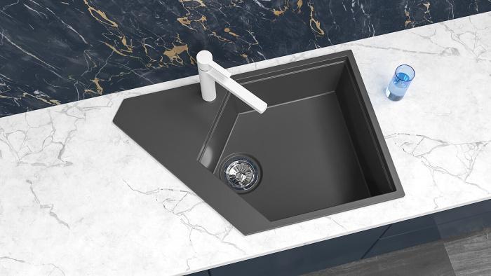 Мойка 775*500*210 Киткракен RIVER грей