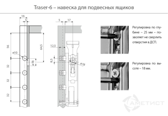 Навес Traser-6 левый INDAUX, пр-во Испания
