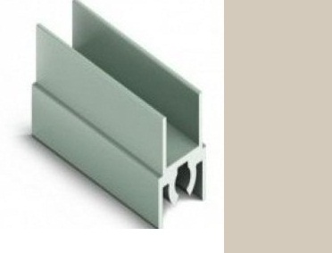 АЛ Капучино СОФТ ТАЧ/Кашемир Серый Рамка верхняя 6м МП