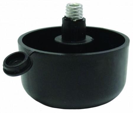 Ножка (ОП) на шаровой опоре 50*27, черная (500) BOYARD