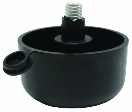 Ножка (ОП) на шаровой опоре 50*27, черная (500) BOYARD