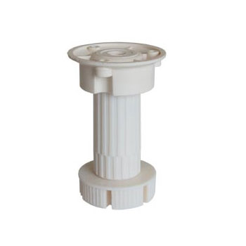 Опора кухонная регулируемая 100х130мм, белая, разборная,б/клипсы