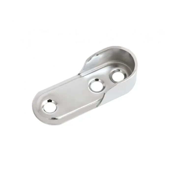 Штангодержатель для овальной трубы никель литой, пр-во Китай