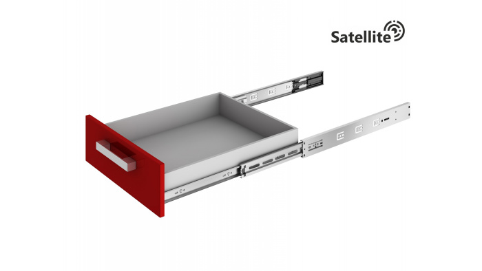Шариковые направляющие неполн. выдв.с/дов 45x400 Satellite BOYARD (15) DB4525Zn/400
