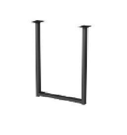 Ножка для столешницы П-образная 710мм черный , Россия