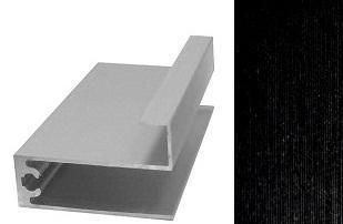 АЛ Черный БРАШ Рамка нижняя 6м (к узкой системе) KP-339