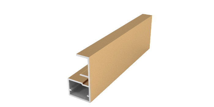 Профиль алюминиевый для фасадов ручка (матовое золото) 6м ALTO Premial 