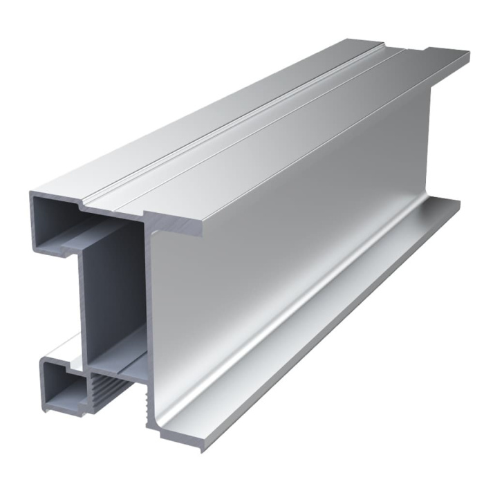 АЛ Черный муар вертикальный профиль "I" Felix 5,4м