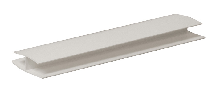 Соединительный профиль для лотков пластиковых, цвет белый Union Plast