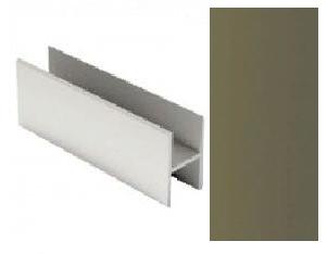 АЛ Матовая шампань темная Рамка средняя без винта 6м МП