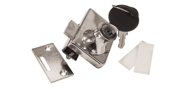 Замок 258 ZCP для 2-х стекл дв. BOYARD (12)