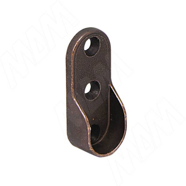 Штангодержатель для овальной трубы бронза