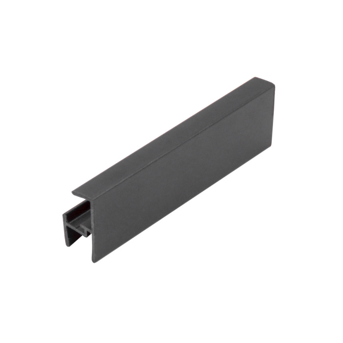 Угол для цоколя 90гр Черный Матовый Н100мм