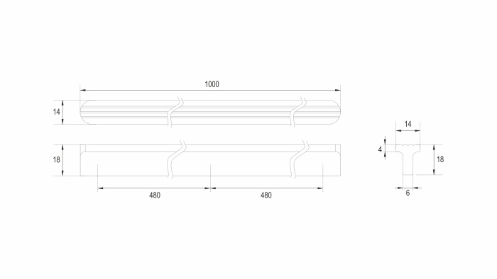 Ручка-скоба 064BL.4/960 BOYARD (5)