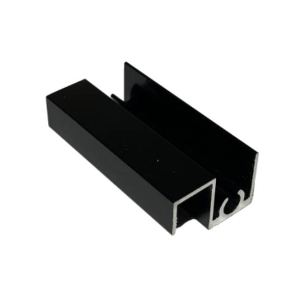 АЛ Черный матовый Рамка верхняя 6 м ( к узкой системе) 215 б/камеры МП