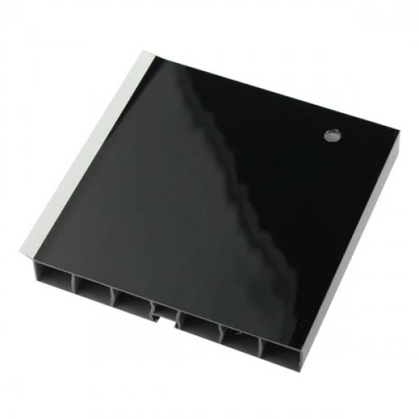 Цоколь Черный Глянец пластиковый h=150мм/4м