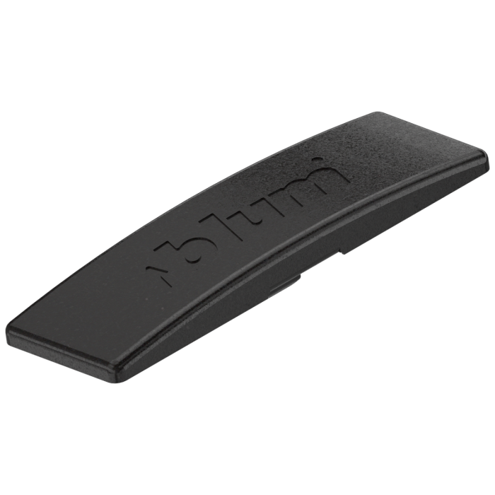 Заглушка декоративная на плечо накладной петли черный оникс 70.1503.BP BLUM 