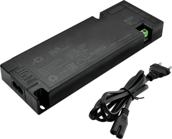 Блок питания для светодиодной ленты 264V/12V IP20 60W пластик.корпус CLIX AQ