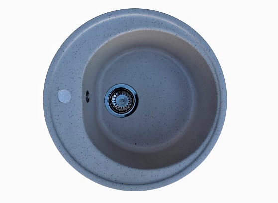 Мойка 500*500 круглая 01 Серая