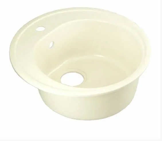 Мойка 500*500 круглая 01 Белый (Пломбир)