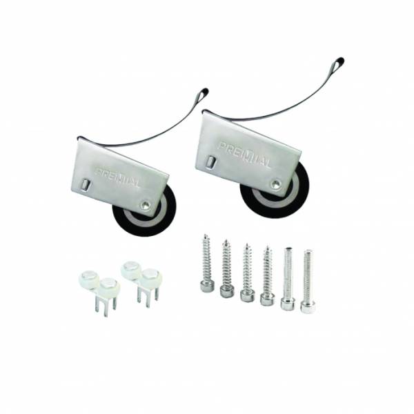 Комплект роликов для ручки С PREMIAL серые 37,5мм (2 верх+2 нижн+6)