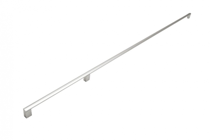 732Z Ручка-накладная мебельная L1200 мм, никель GLADE JET (15шт)