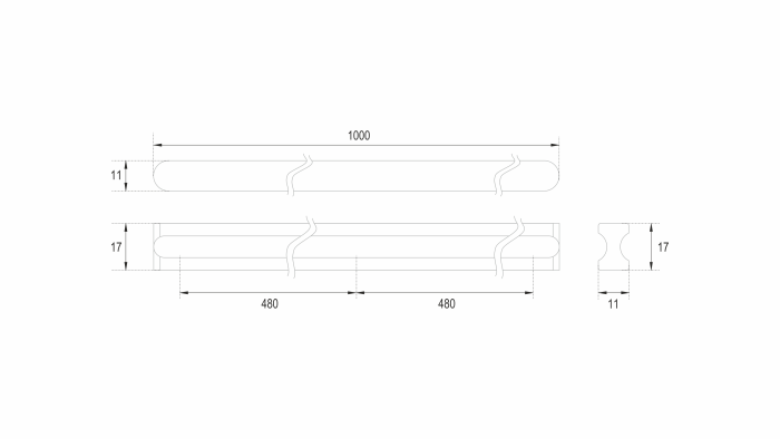 Ручка-скоба 065W.4/960 BOYARD (30)