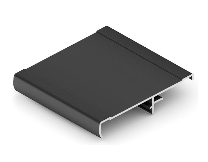 Накладка декоративная 4в1, черный матовый 5м ARISTO