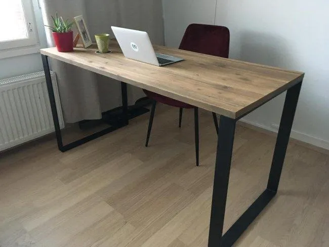 Ножка для столешницы П-образная 710мм черный , Россия