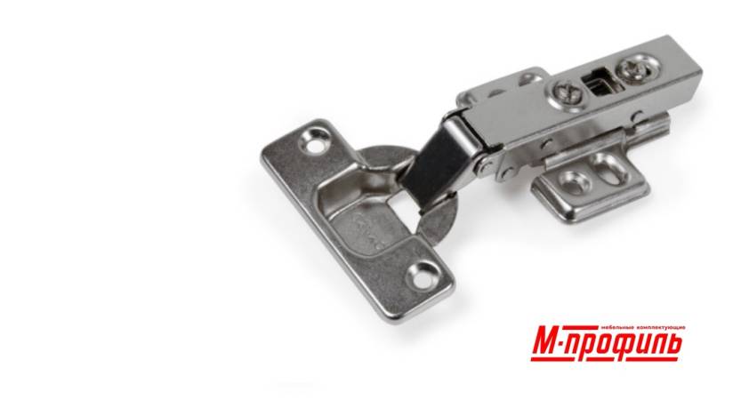 Петля накладная с доводчиком