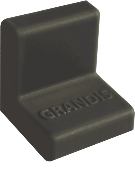 Накладка GRANDIS черный пластик. к уголку 25х25 (200)