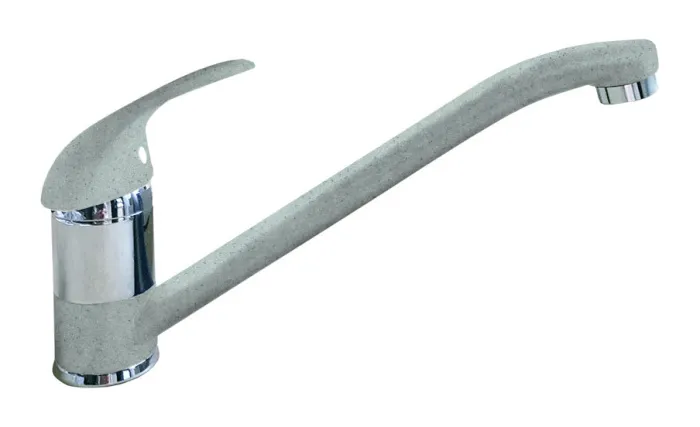 Смеситель для кухни Quarz прямой d-35 мм серый 321 GRANFEST
