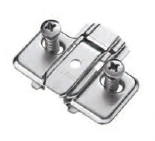 Монтажная планка петли T-type F2 мм крест. с винтами 6,3х15 мм