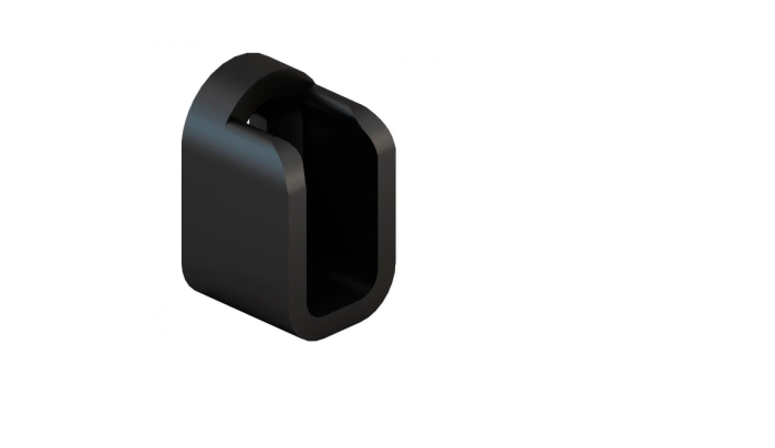 Карман сетчатой полки черный малый