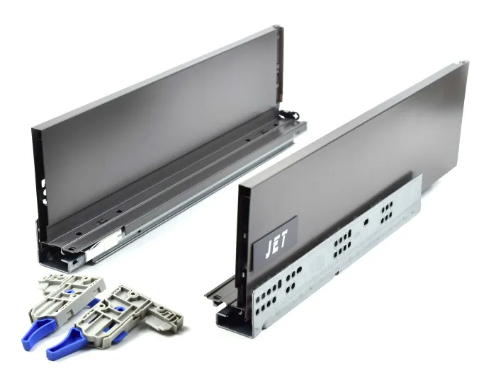 Ящик JETBOX ULTRA Н-120 с дов. полн. выд.350мм антрацит JET