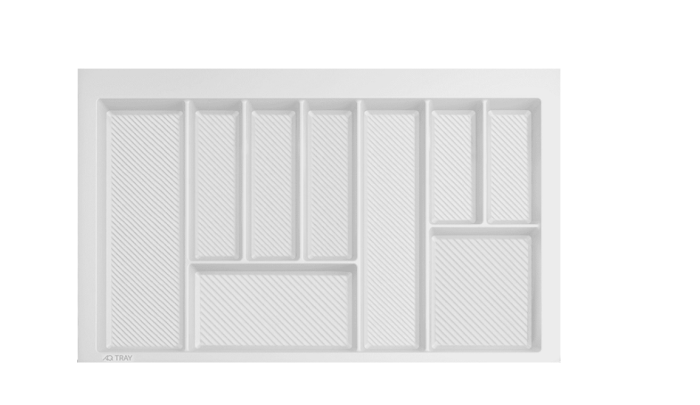 Лоток для ложек и вилок 800 мм AQ TRAY белый
