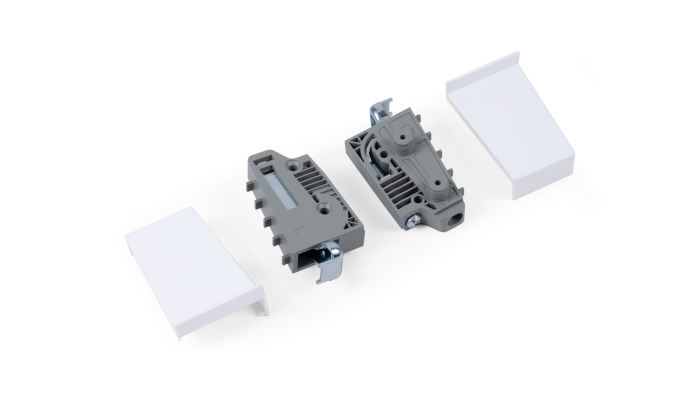 Навес для мебели BOYARD CH07 в верхнюю базу, белый (комплект навесы левый+правый+заглушки)