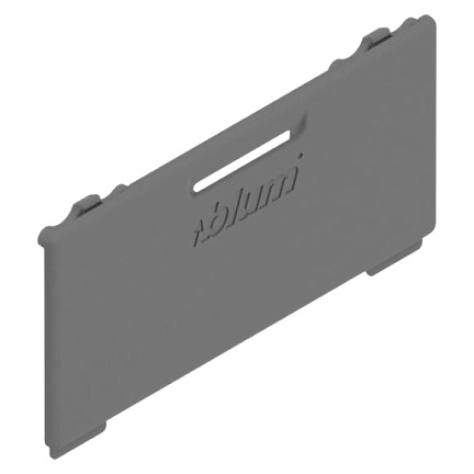 Заглушка внутренняя MERIVOBOX д/царги с логотипом ZA4.5400 серый орион BLUM