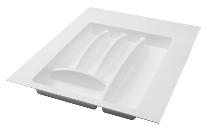 Лоток для ложек и вилок 400 мм белый, Union Plast (Италия)