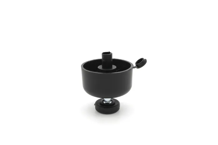 Ножка (ОП) на шаровой опоре 49*27, черная 221 JET