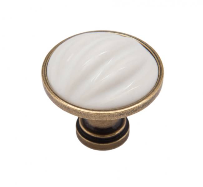 Ручка-кнопка 121AB.4/W BOYARD (30)