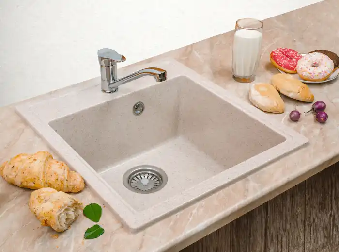 Мойка 452*505 квадратная 013 Крем