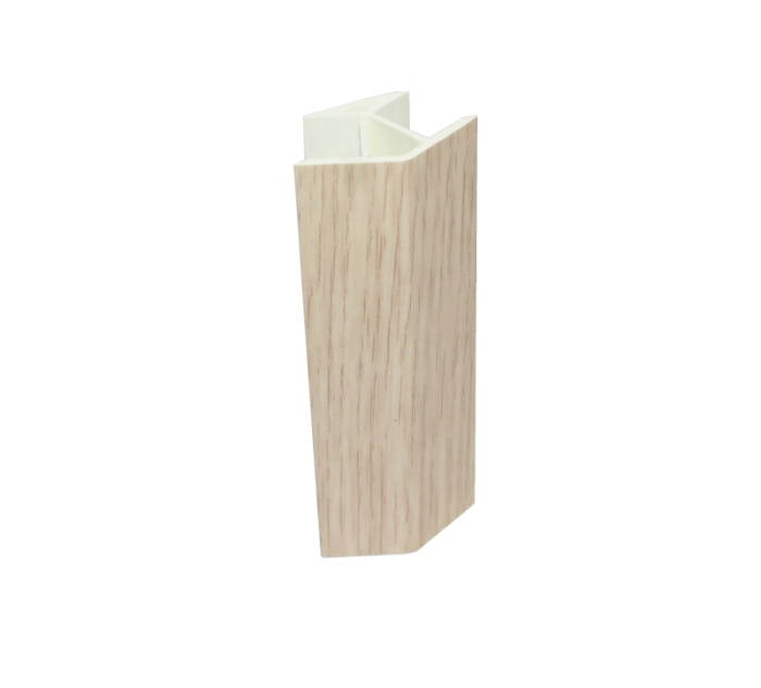 Угол для цоколя 90гр Дуб Млечный Н100мм(пр-во Россия)