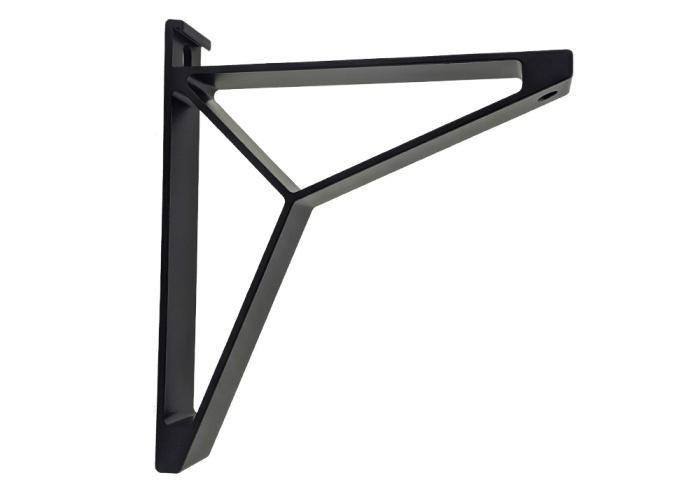 Полкодержатель угловой 903 черный EUREKA