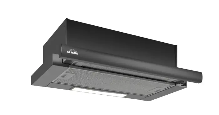 Вытяжка Slide 60П-430 (черн/черн) 430 м.куб/ч ELIKOR 