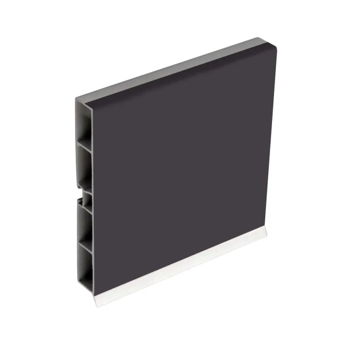 Цоколь Антрацит (Графит Зернистый) пластиковый h=100мм/4м